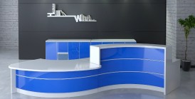 Стойка ресепшн серии Aqua