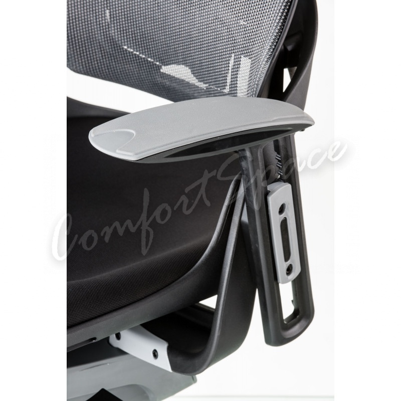 Кресло Special4You WAU BLACK FABRIC, CHARCOAL NETWORK (E0789)
